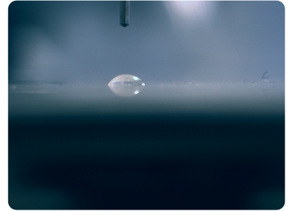 フィルム表面の接触角