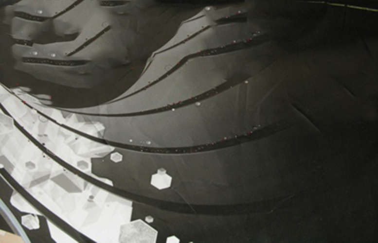 プラズマ処理　金属箔